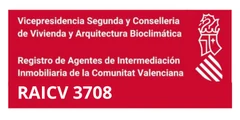 Sello de agente inmobiliario inscrito, RAICV 3708
